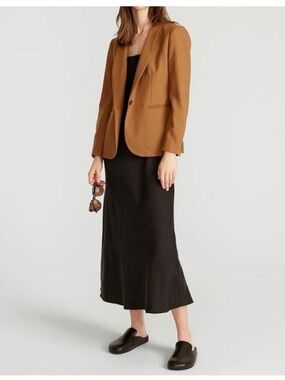 J Crew Classic Parke Blazer in Wool Camel Size 8